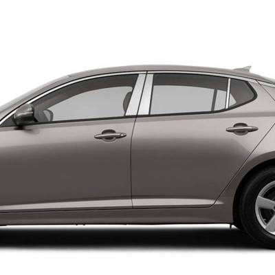 Pillar Post Trims-Chrome-2011-2016 Kia Optima|Black Horse Off Road