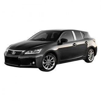 Pillar Post Trims-Chrome-2011-2016 Lexus CT|Black Horse Off Road