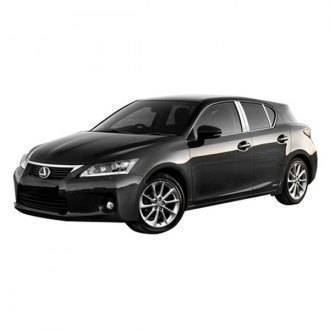Black Horse Off Road - Pillar Post Trims-Chrome-2011-2016 Lexus CT|Black Horse Off Road - Image 2