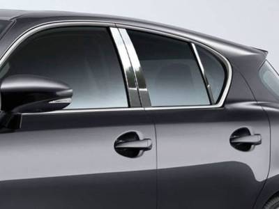 Black Horse Off Road - Pillar Post Trims-Chrome-2011-2016 Lexus CT|Black Horse Off Road - Image 3