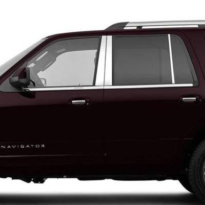 Black Horse Off Road - Pillar Post Trims-Chrome-2007-2016 Lincoln Navigator|Black Horse Off Road - Image 4