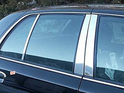 Black Horse Off Road - Pillar Post Trims-Chrome-1992-1997 Mercury Grand Marquis|Black Horse Off Road - Image 4