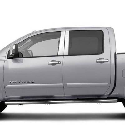 Black Horse Off Road - Pillar Post Trims-Chrome-2004-2015 Nissan Titan|Black Horse Off Road - Image 3