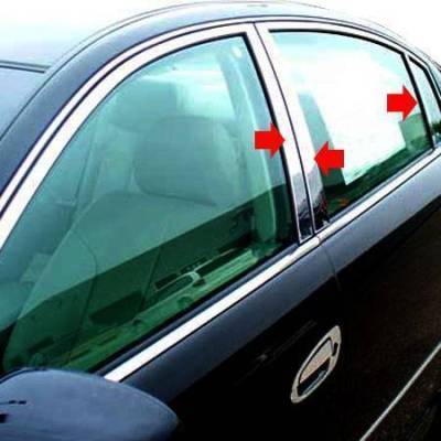 Black Horse Off Road - Pillar Post Trims-Chrome-2002-2006 Nissan Altima|Black Horse Off Road - Image 2