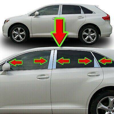 Black Horse Off Road - Pillar Post Trims-Chrome-2009-2016 Toyota Venza|Black Horse Off Road - Image 2