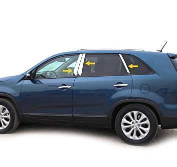 Black Horse Off Road - Pillar Post Trims-Chrome-2011-2015 Kia Sorento|Black Horse Off Road - Image 2