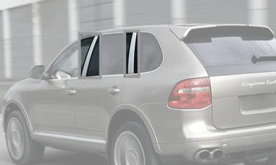 Pillar Post Trims-Chrome-2003-2010 Porsche Cayenne|Black Horse Off Road