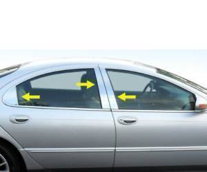 Black Horse Off Road - Pillar Post Trims-Chrome-1998-2004 Dodge Intrepid|Black Horse Off Road - Image 6