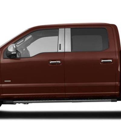 Black Horse Off Road - Pillar Post Trims-Chrome-2015-2016 Ford F-150|Black Horse Off Road - Image 5