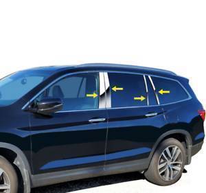Black Horse Off Road - Pillar Post Trims-Chrome-2016-2021 Honda Pilot|Black Horse Off Road - Image 2