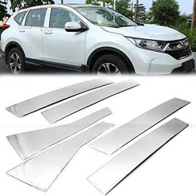 Pillar Post Trims-Chrome-2017-2021 Honda CR-V|Black Horse Off Road