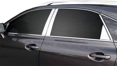 Pillar Post Trims-Chrome-2013-2015 Lexus RX|Black Horse Off Road