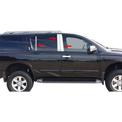 Black Horse Off Road - Pillar Post Trims-Chrome-2004-2010 Infiniti QX/2005-2015 Nissan Armada|Black Horse Off Road - Image 5