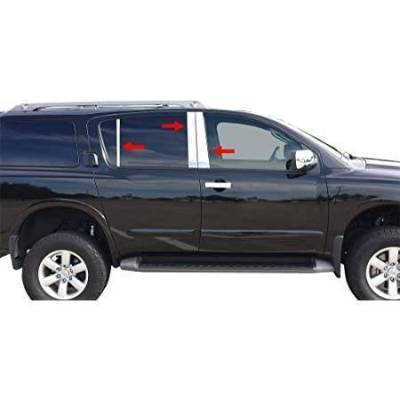 Black Horse Off Road - Pillar Post Trims-Chrome-2004-2010 Infiniti QX/2005-2015 Nissan Armada|Black Horse Off Road - Image 6