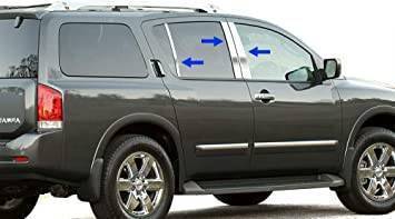 Black Horse Off Road - Pillar Post Trims-Chrome-2004-2010 Infiniti QX/2005-2015 Nissan Armada|Black Horse Off Road - Image 7