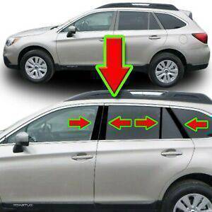 Black Horse Off Road - Pillar Post Trims-Chrome-2010-2014 Subaru Outback|Black Horse Off Road - Image 3