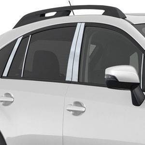 Black Horse Off Road - Pillar Post Trims-Chrome-2008-2011 Subaru Impreza/2008-2014 Subaru Impreza|Black Horse Off Road - Image 2