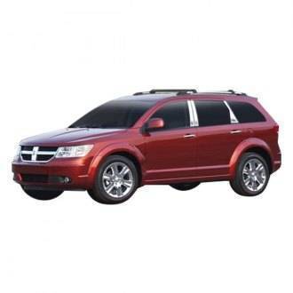 Black Horse Off Road - Pillar Post Trims-Chrome-2009-2016 Dodge Journey|Black Horse Off Road - Image 2