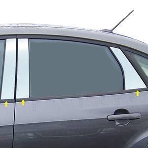 Pillar Post Trims-Chrome-2012-2016 Ford Focus|Black Horse Off Road