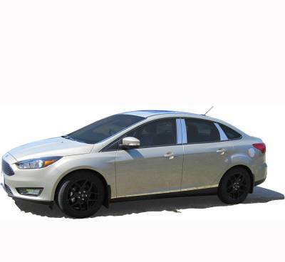 Black Horse Off Road - Pillar Post Trims-Chrome-2012-2016 Ford Focus|Black Horse Off Road - Image 3
