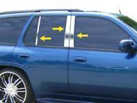 Black Horse Off Road - Pillar Post Trims-Chrome-2006-2009 GMC Envoy|Black Horse Off Road - Image 4