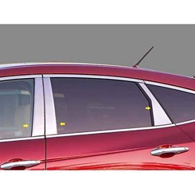 Pillar Post Trims-Chrome-2010-2011 Honda Accord Crosstour|Black Horse Off Road