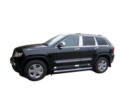Black Horse Off Road - Pillar Post Trims-Chrome-2011-2021 Jeep Grand Cherokee|Black Horse Off Road - Image 3