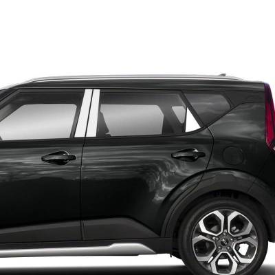 Pillar Post Trims-Chrome-2010-2013 Kia Soul|Black Horse Off Road