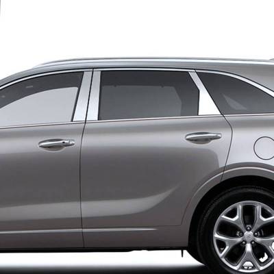 Pillar Post Trims-Chrome-2016-2016 Kia Sorento|Black Horse Off Road