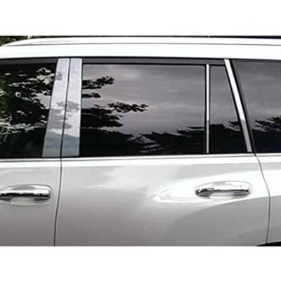 Pillar Post Trims-Chrome-2010-2016 Lexus GX|Black Horse Off Road