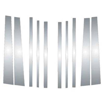 Black Horse Off Road - Pillar Post Trims-Chrome-2013-2016 Mercedes-Benz GL450|Black Horse Off Road - Image 2