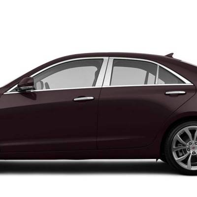 Black Horse Off Road - Pillar Post Trims-Chrome-2013-2016 Cadillac XTS|Black Horse Off Road - Image 3