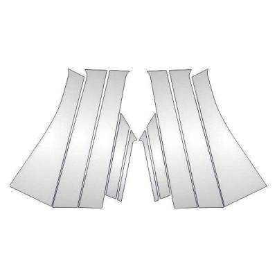 Pillar Post Trims-Chrome-2004-2011 Mitsubishi Endeavor|Black Horse Off Road