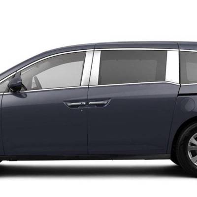 Black Horse Off Road - Pillar Post Trims-Chrome-2011-2016 Honda Odyssey|Black Horse Off Road - Image 2