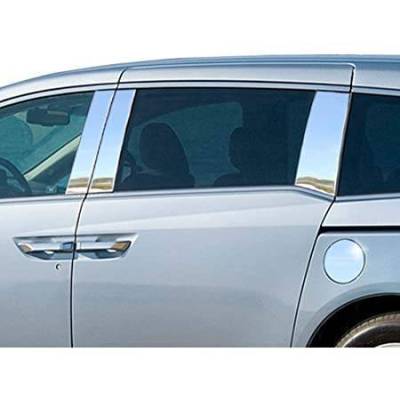 Black Horse Off Road - Pillar Post Trims-Chrome-2011-2016 Honda Odyssey|Black Horse Off Road - Image 3