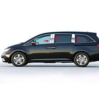 Black Horse Off Road - Pillar Post Trims-Chrome-2011-2016 Honda Odyssey|Black Horse Off Road - Image 5