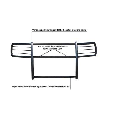 Black Horse Off Road - Grille Guard-Black-2021-2024 Ford Bronco Sport|Black Horse Off Road - Image 16