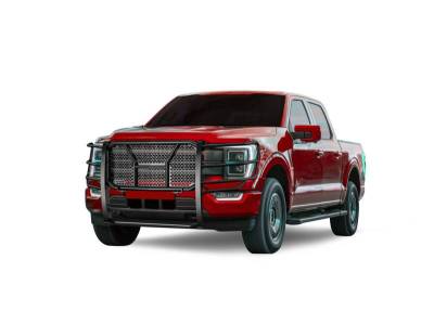 Black Horse Off Road - RUGGED HD Grille Guard-Black-2021-2024 Ford F-150|Black Horse Off Road - Image 9