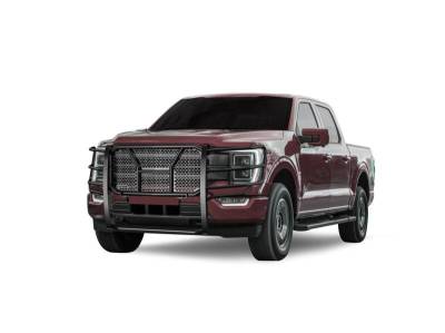 Black Horse Off Road - RUGGED HD Grille Guard-Black-2021-2024 Ford F-150|Black Horse Off Road - Image 11