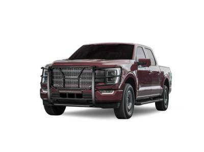 Black Horse Off Road - RUGGED HD Grille Guard Kit-Black-2021-2024 Ford F-150|Black Horse Off Road - Image 10