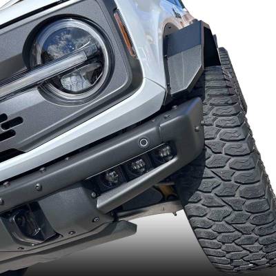 Front & Rear Fender Flares-Black-2021-2024 Ford Bronco|Black Horse Off Road