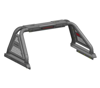 Black Horse Off Road - CLASSIC Pro Roll Bar-Textured Black-Dodge/Ram 2500/3500, Chevrolet/GMC Silverado/Sierra 1500/2500 HD/3500/3500 HD, Ford F-150, Toyota Tundra, Nissan Titan|Black Horse Off Road - Image 18