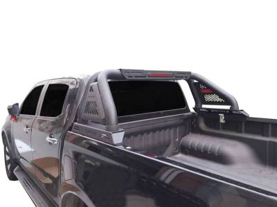 Black Horse Off Road - CLASSIC Pro Roll Bar-Textured Black-Dodge/Ram 2500/3500, Chevrolet/GMC Silverado/Sierra 1500/2500 HD/3500/3500 HD, Ford F-150, Toyota Tundra, Nissan Titan|Black Horse Off Road - Image 24