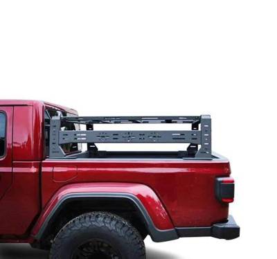 Black Horse Off Road - TRAVELER OVERLAND UTILITY Bed Rack -Black-800 Lbs Capacity-2020-2024 Jeep Gladiator|Black Horse Off Road - Image 10