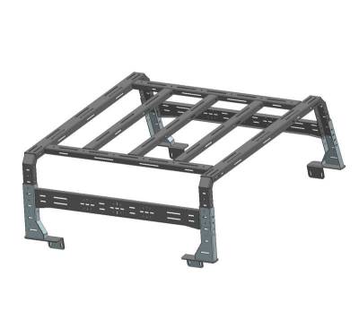 Black Horse Off Road - TRAVELER OVERLAND UTILITY Bed Rack -Black-800 Lbs Capacity-2020-2024 Jeep Gladiator|Black Horse Off Road - Image 12