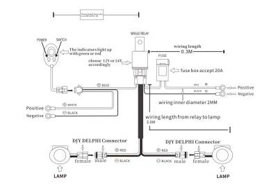 Black Horse Off Road - Bull Bar With Set of 5.3".Black Trim Rings LED Flood Lights-Black-2007-2012 Hyundai Santa Fe|Black Horse Off Road - Image 9