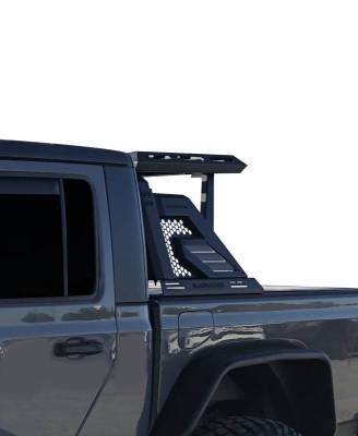 Black Horse Off Road - ARMOUR II Roll Bar Ladder Rack W/Basket-Black-2019-2024 Ford Ranger|Black Horse Off Road - Image 14