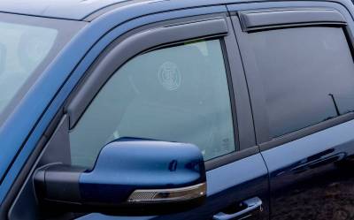 Black Horse Off Road - Black Horse Off Road [BHOR] |Tape On Rain Guard/Wind Deflectors|2019-2024 Hyundai Santa Fe |Smoke,4Pcs|#144824 - Image 4