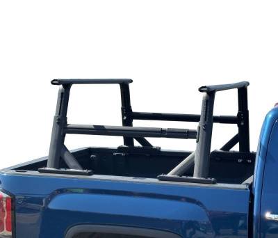 Spike Adjustable Bed Rack-Black-Trucks|Black Horse Off Road