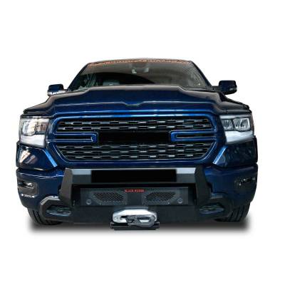 Black Horse Off Road - ARMOUR III Heavy Duty Front Winch Bumper-Textured Black-2019-2024 Ram 1500|Black Horse Off Road - Image 2